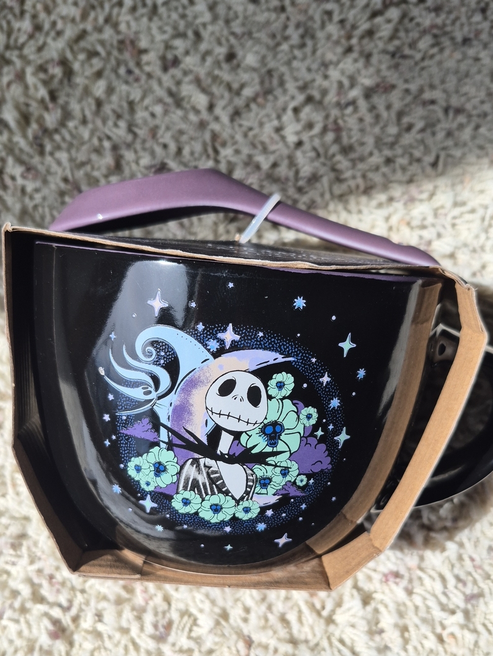 DISNEY Tim Burton’s The Nightmare Before Christmas Ceramic Mug & Spoon Set 24 OZ